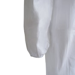 Chemsplash Polyprop Dust Suit Coverall, Zip Front White Medium | Buy Online | Chemsplash | Fisher Scientific
